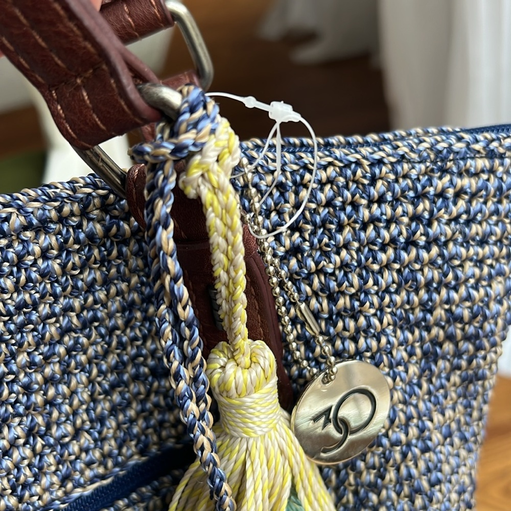 The Sak Silverwood Crochet Shopper New - Picture 6 of 9